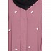 Front open  Dubai Kaftan with Butterfly sleeve- Puce pink